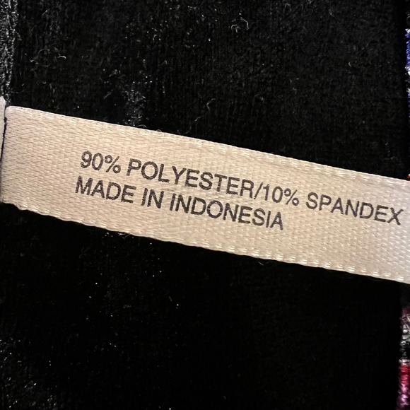 Black Velvet Floral Patchwork Artsy Boho Indie Eclectic Y2K Top Size M - Picture 8 of 8